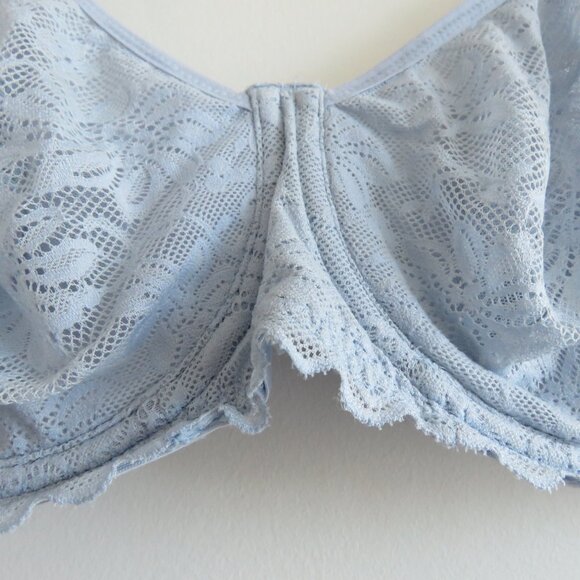 WACOAL Soft Sense Underwire Lace Bra in Kentucky Blue Pastel Feminine - Size 40C - Picture 5 of 14